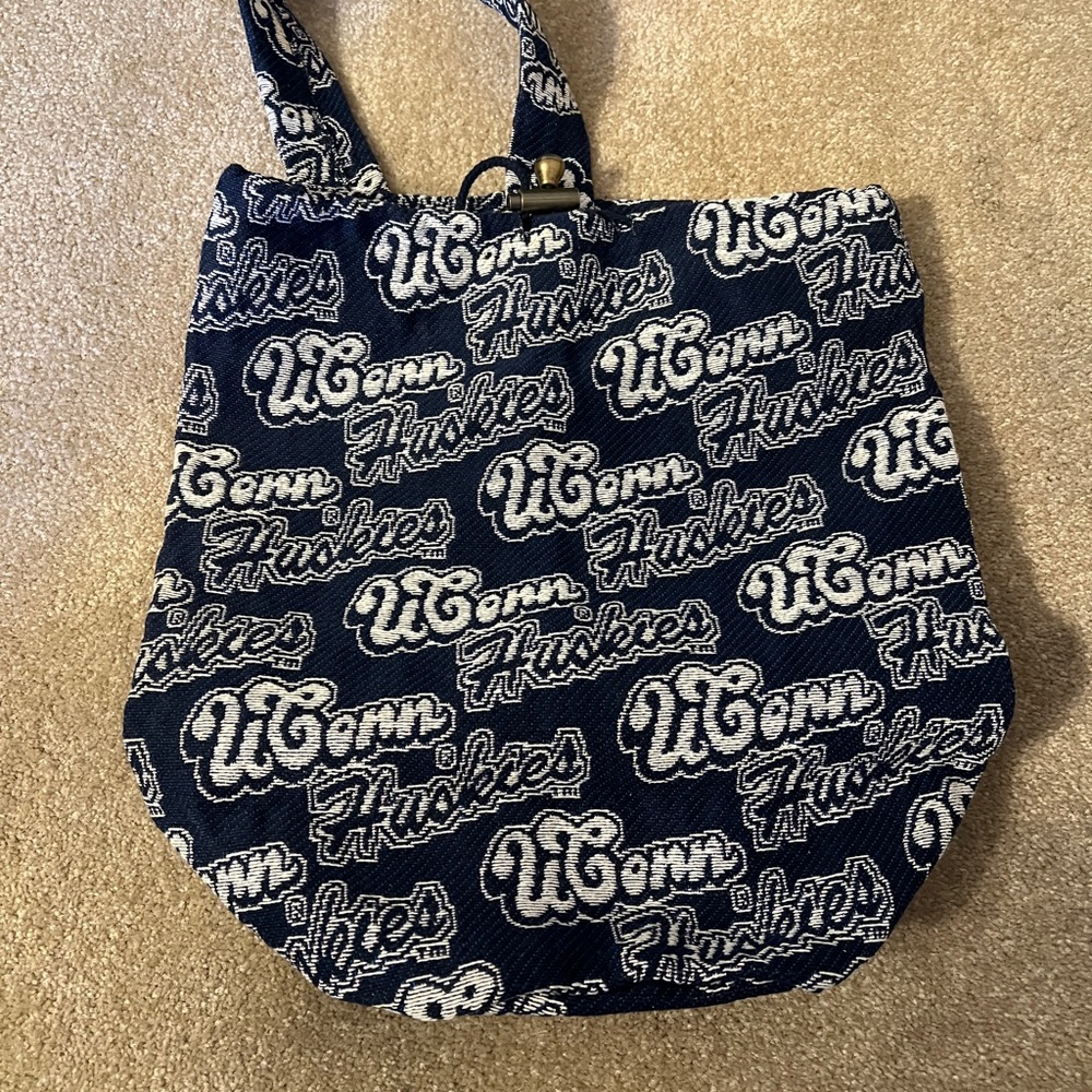UCONN Tapestry Tote Bag by Riddle & Cockrell - Picture 2 of 4